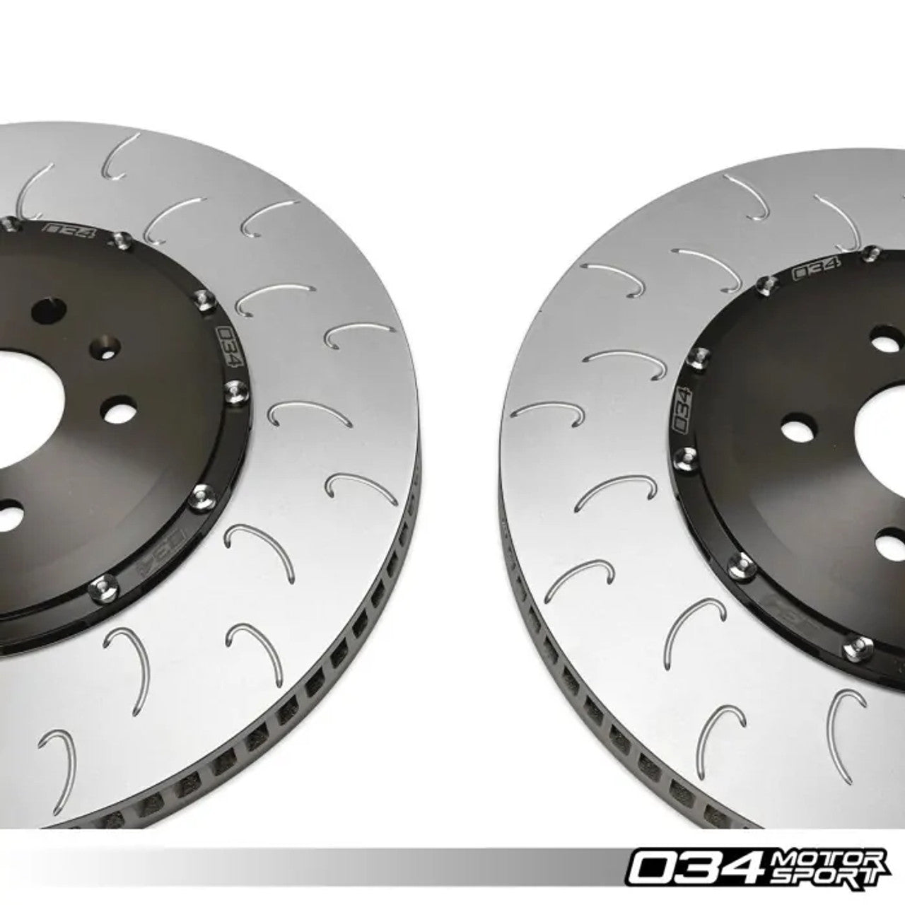 034Motorsport 2-Piece Floating Front Brake Rotor Upgrade Kit - RS3 8Y