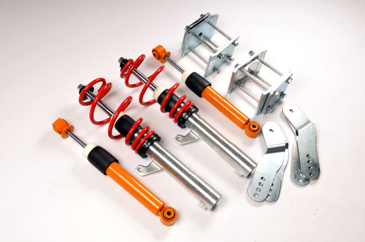 V-Maxx X-Street Coilover Kit - Caddy (2K) with Single Leaf Spring